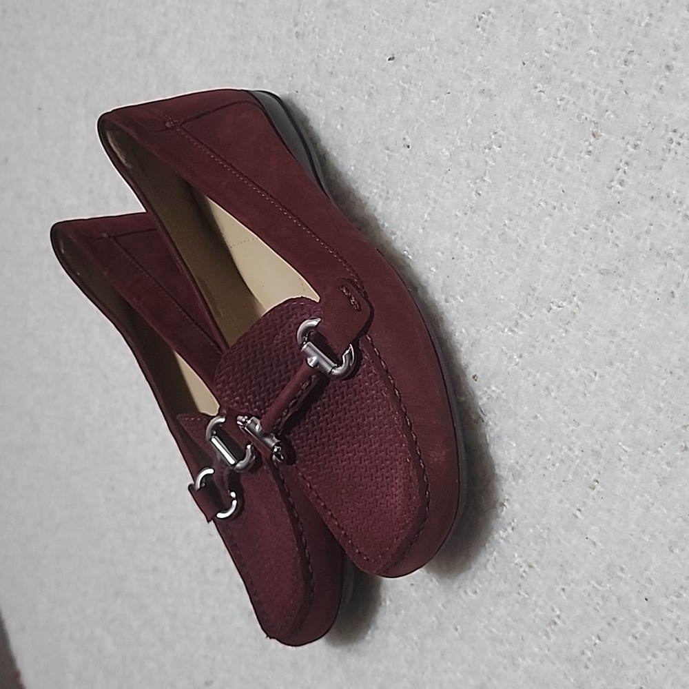 Geox Burgundy Loafers